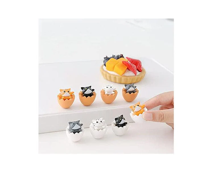 Cats Eggshell Figurine Set of 4 - Image 4