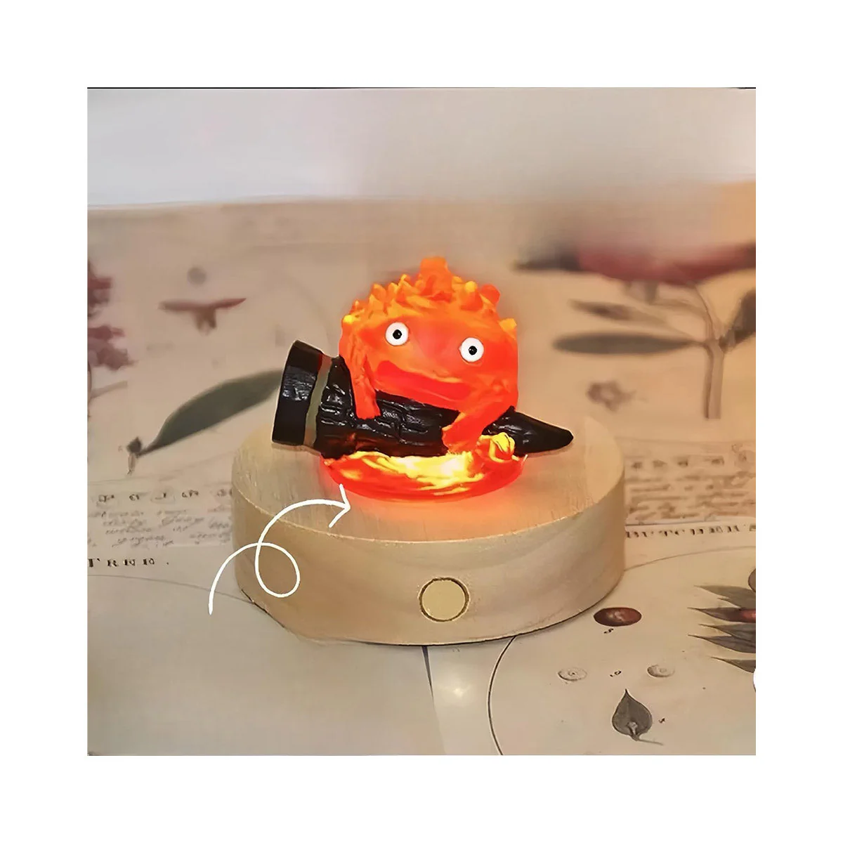 Ghibli Calcifer Night Lamp - Image 2