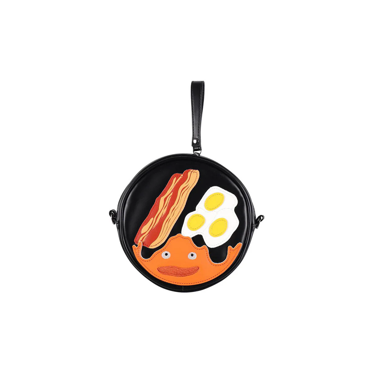 Ghibli Howl's Moving Castle Calcifer Bacon Egg Shoulder Bag - Image 3