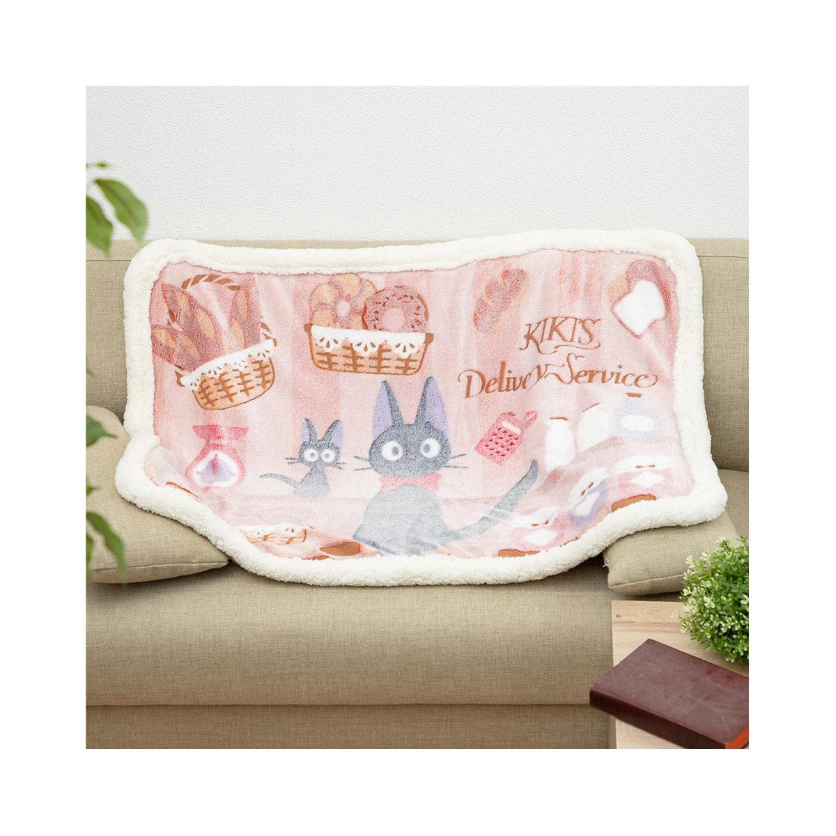 Ghibli Kiki's Delivery Bread & Jiji Blanket - Image 3