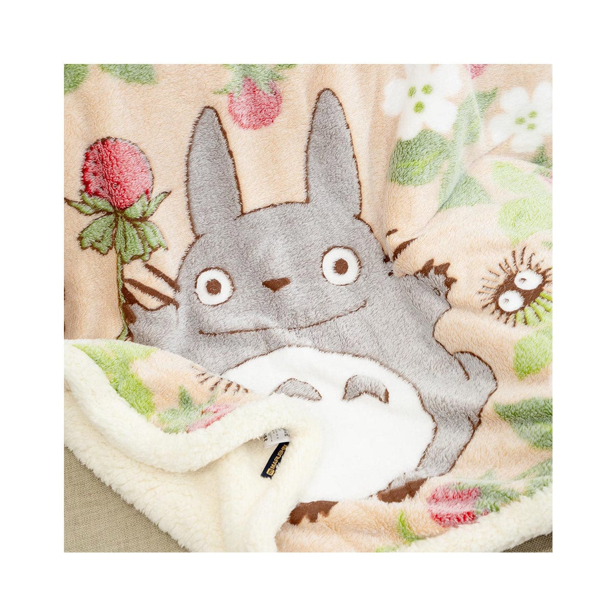 Ghibli Totoro Strawberry Medium Blanket - Image 5