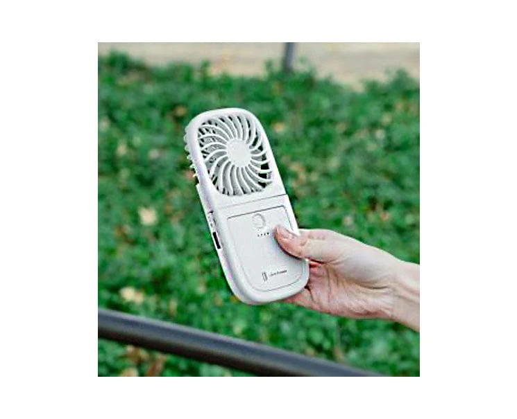 Hands-free 5WAY Slim Fan Lily White - Image 2