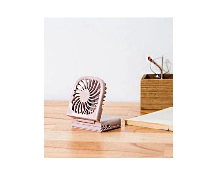 Hands-free 5WAY Slim Fan Smokey Pink - Image 2