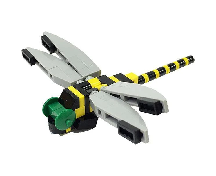 Insect Nanoblock: Golden-Ringed Dragonfly - Image 2