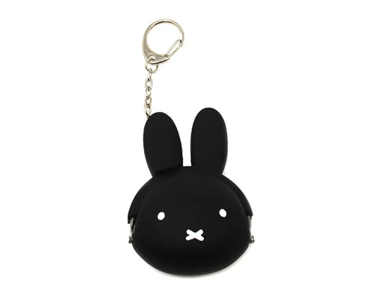 Miffy Black Silicone Pouch Keychain - Image 2