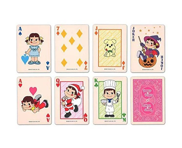 Pink Peko & Poko Bicycle Playing Cards - Image 2