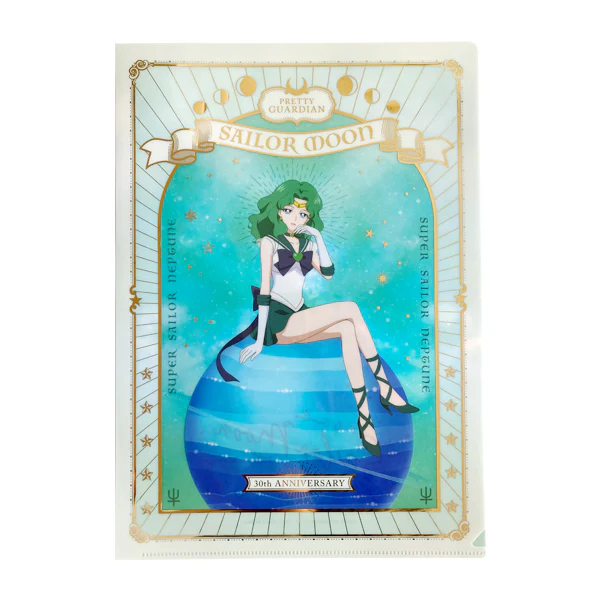 Sailor Moon Original A4 Clear File Super Sailor Neptune 30th ANNIVERSARY SERIES