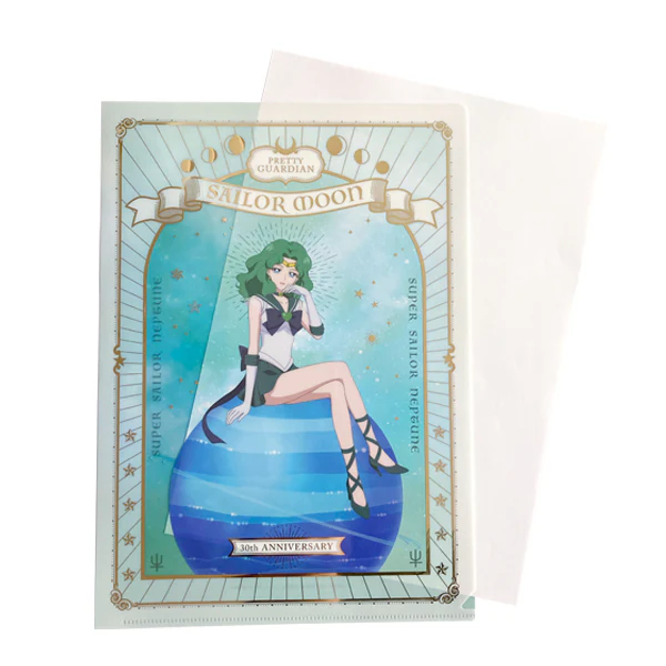 Sailor Moon Original A4 Clear File Super Sailor Neptune 30th ANNIVERSARY SERIES - Image 3