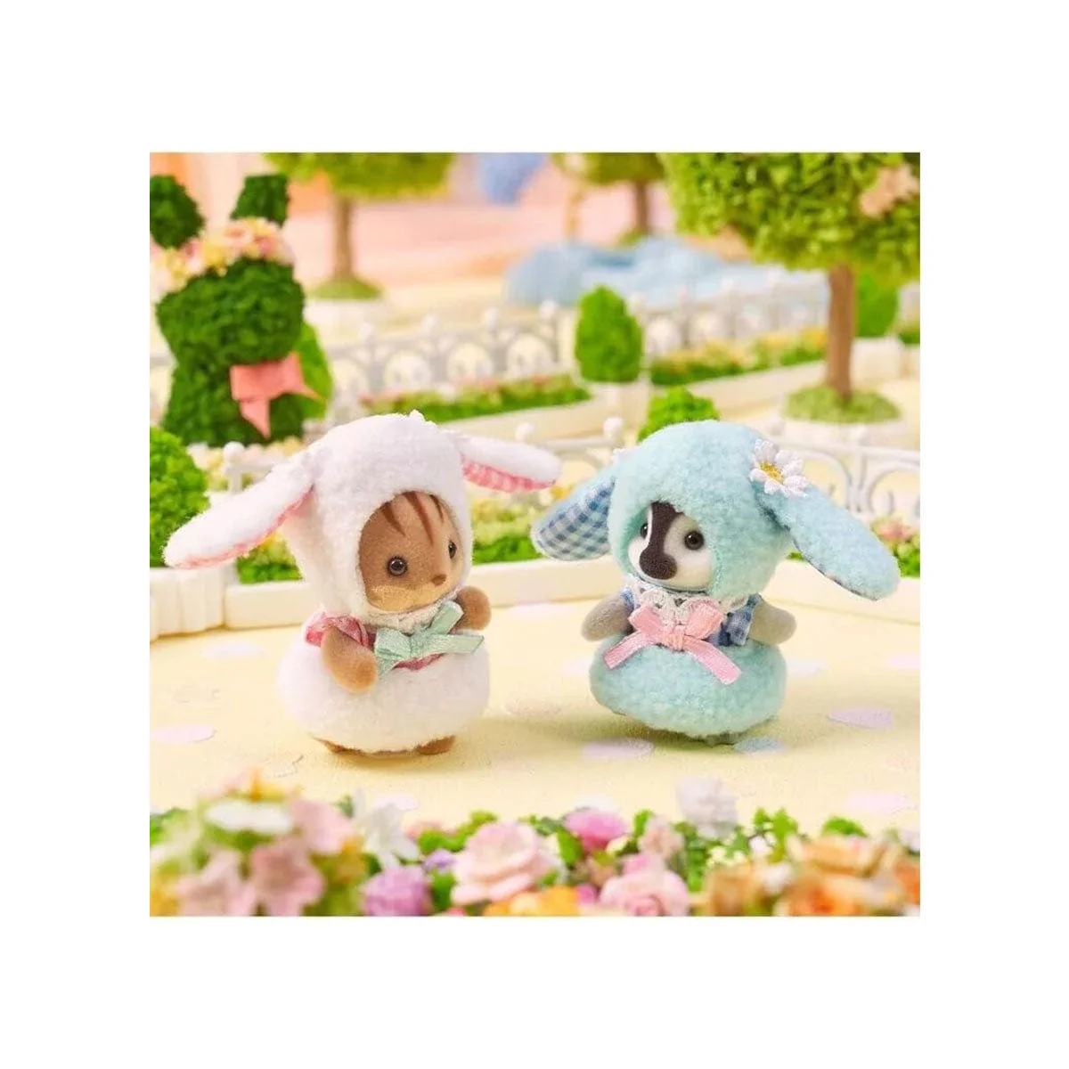 Sylvanian Families Lop Ear Rabbit Costumes Baby Pair Set - Image 4
